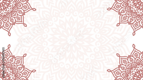 Mandala Background - Gradient round mandala .Hand Made design by vishal Singh. Christmas Fest