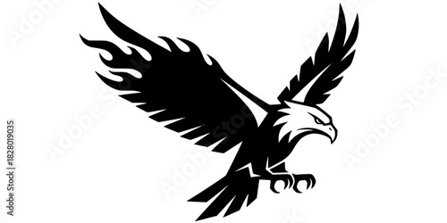 Futuristic Phoenix Bird Endurance Mascot