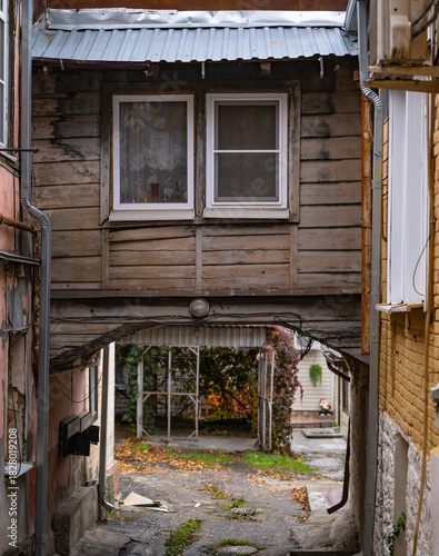 old wooden house
