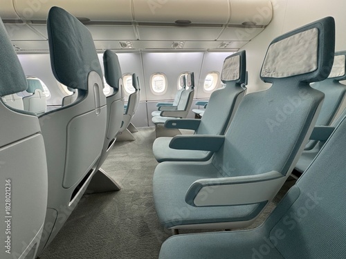 sièges avion vue coté