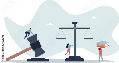 Law as jurisprudence knowledge study and judge occupation.life and employment of people.