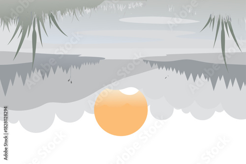 Abstract nature scenery