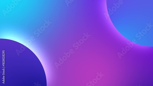 Vibrant abstract gradient motion graphics featuring blue and purple organic shapes