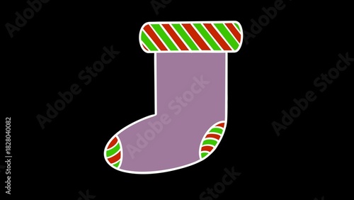 Easy to christmas sock with gifts