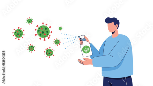 Stay protected with hygiene spray, fighting germs and bacteria, maintain a clean and healthy environment, prevention is key for well-being