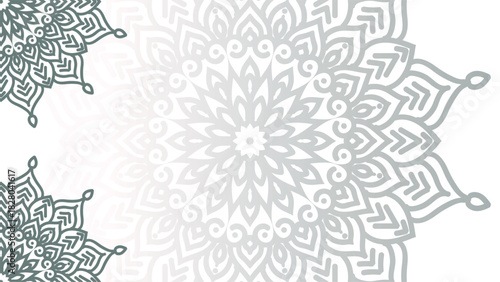 Mandala Background - Gradient round mandala .Hand Made design by vishal Singh. Christmas Fest