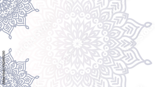 Mandala Background - Gradient round mandala .Hand Made design by vishal Singh. Christmas Fest