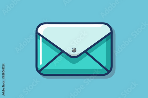 closed envelope mail icon  