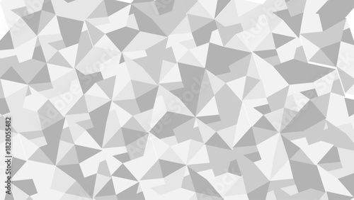 Geometric Grey Low Poly Pattern Background – Abstract Faceted Polygon Texture for Modern Design, Minimalist Themes, Branding, and Digital Graphics
