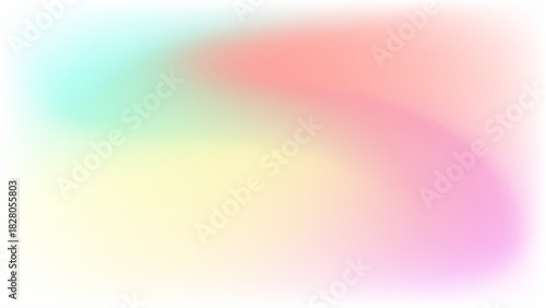 Soft Pastel Holographic Gradient Background – Dreamy Fluid Blur Texture for Modern Design, Aesthetic Wallpapers, and Creative Branding