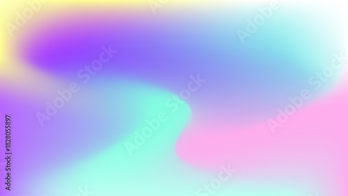 Soft Pastel Holographic Gradient Background – Dreamy Fluid Blur Texture for Modern Design, Aesthetic Wallpapers, and Creative Branding