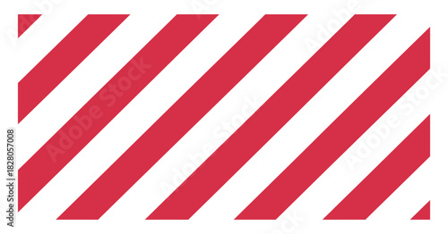 Red diagonal stripes pattern with transparent background