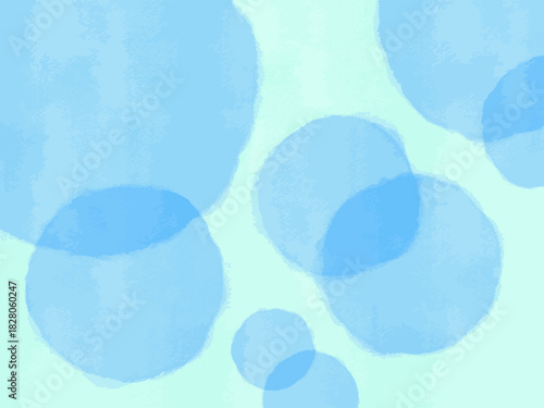 水色水彩ドット背景｜Light Blue Watercolor Dot Background
