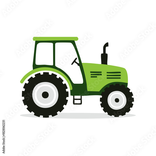 Modern Green Tractor Machine for Agriculture Farming Cultivation