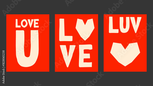 Moody grunge valentine poster with layered textures and modern design elements. Stylish love art for bold aesthetics.