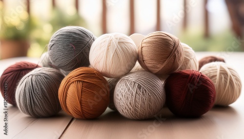 Wool Yarn Balls