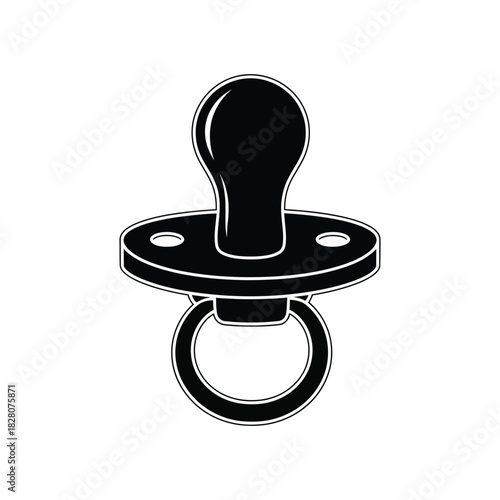 Baby pacifier nipple soother infant comfort silhouette