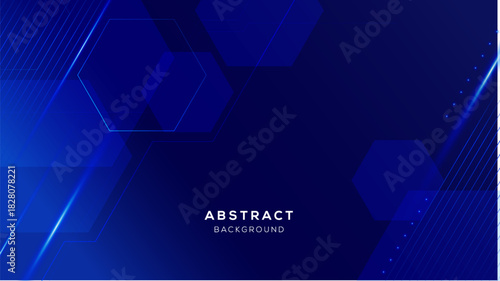 abstract background dark blue with geometric graphic elements for poster, flyer, digital board and concept design.