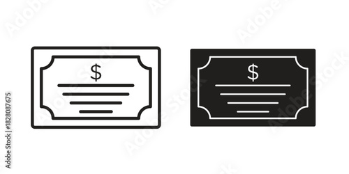 Bonds icon line illustration background. icon concept vector