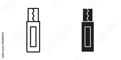 Chew gum icon line illustration background. icon concept vector