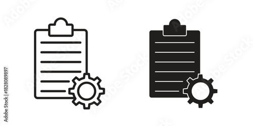 Compile icon line illustration background. icon concept vector