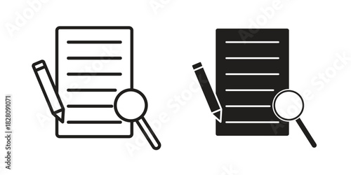 Define icon line illustration background. icon concept vector