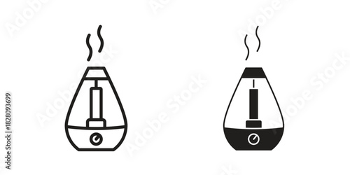 Humidifier icon line illustration background. icon concept vector