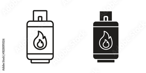 LPG icon line illustration background. icon concept vector