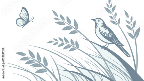 Minimalist frosted glass texture with soft blue gradients and cmky color