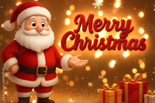 Joyful Santa Christmas Cheer,Velvet Santa Holiday Magic,Merry Christmas,Generative ai
