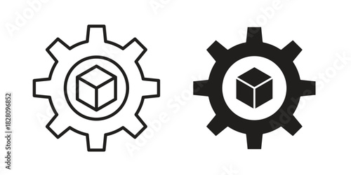 Product development icon line illustration background. icon concept vector