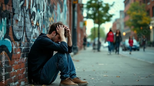 Isolation and risk faced by young homeless individuals in urban