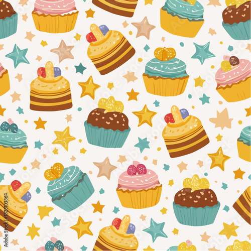 Decorazione pattern dolci
