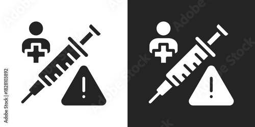 Events Icon In Black And White Glyph Style