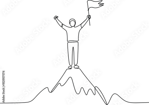 Human hand holding a tree concept illustration of success or business growth