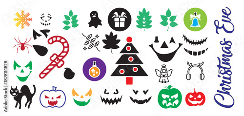 Magical Christmas Pumpkin Night Festive Icon