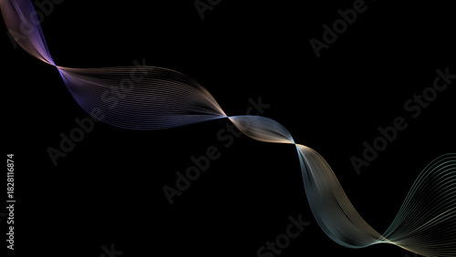 Abstract wave background