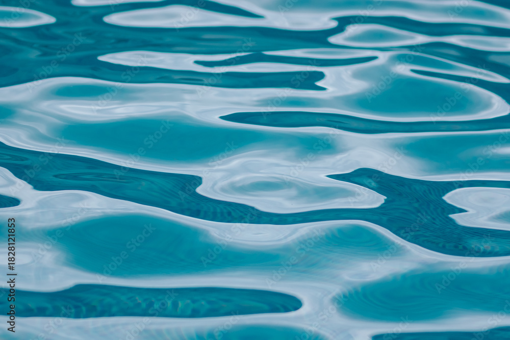 Obraz premium Clean blue abstract water texture