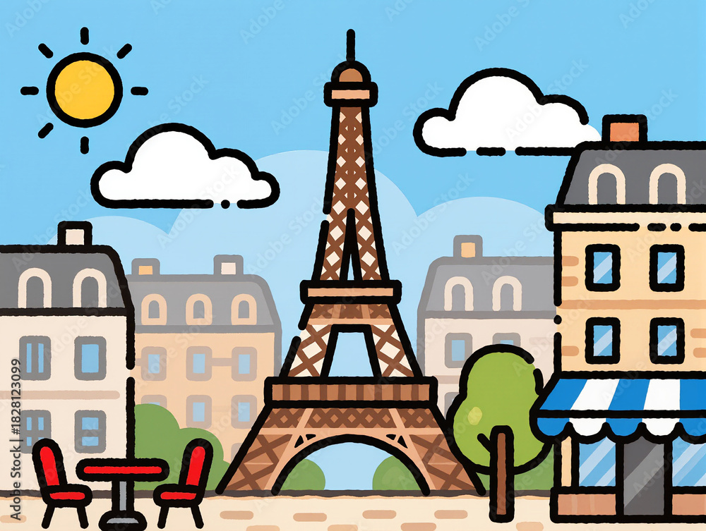 Obraz premium paris eiffel tower