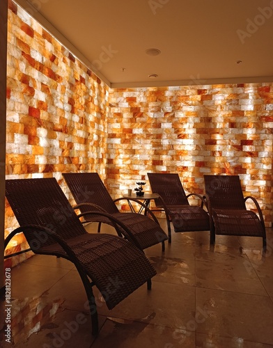Himalayan bath, salt sauna, spa
