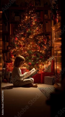 christmas tree with gifts