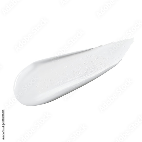 Creamy White Texture Spread Across a Flat Surface With Reflections in Natural...