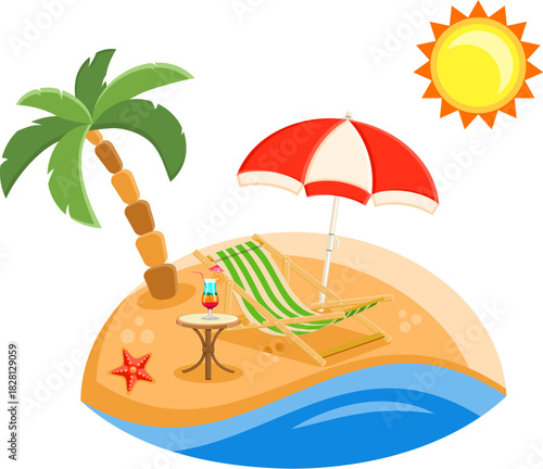 Summer Vacation on the Beach