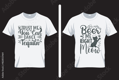 Beer me right meow, Alcohol SVG T Shirt Design. T shirt SVG Design