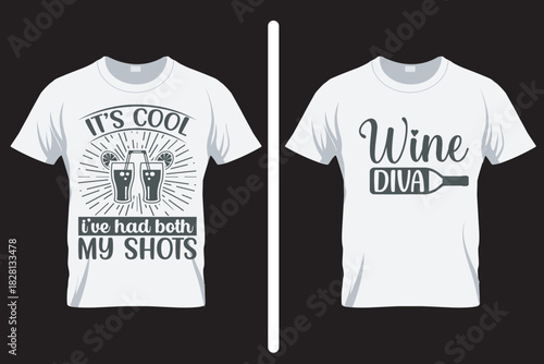 Wine diva, Alcohol SVG T Shirt Design. T shirt SVG Design