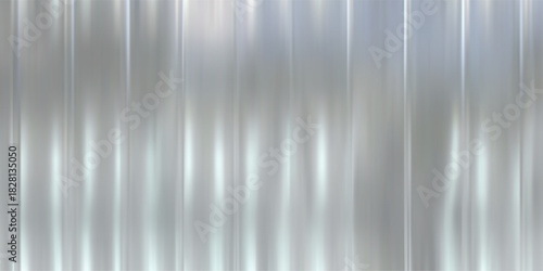 Glass white pattern featuring corrugated plastic stripes and ribbed effects. Abstract silver panels with transparent gradients for windows. Vintage chrome textures or 3D diamonds for retail designs.