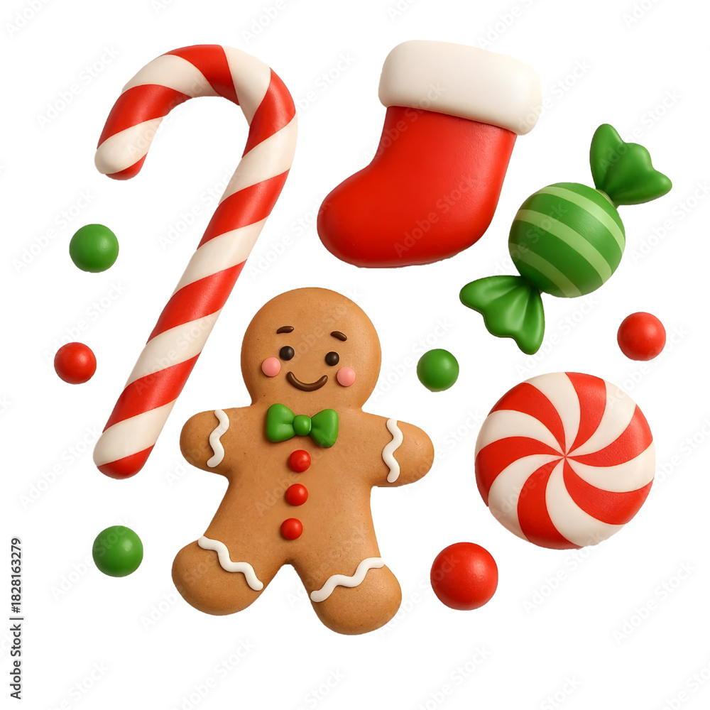 Obraz premium cookies 3 christmas