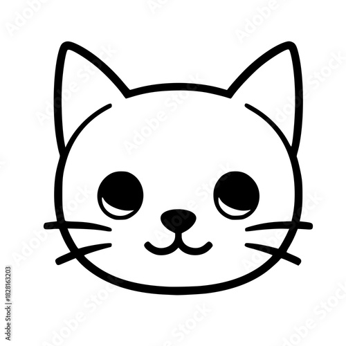 Elevate Your Designs with This Cute Cat Vector. Perfect for logos, stickers, and pet branding. Affordable licensing for personal or commercial use.
