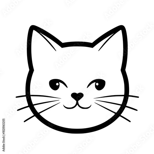 Elevate Your Designs with This Cute Cat Vector. Perfect for logos, stickers, and pet branding. Affordable licensing for personal or commercial use.