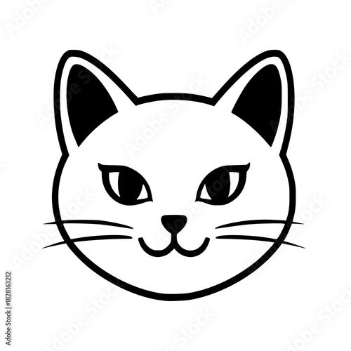 Elevate Your Designs with This Cute Cat Vector. Perfect for logos, stickers, and pet branding. Affordable licensing for personal or commercial use.